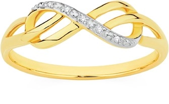 9ct Gold Infinity Ring