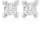 9ct White Gold Diamond Studs