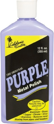 California Custom Purple Metal Polish 355ml