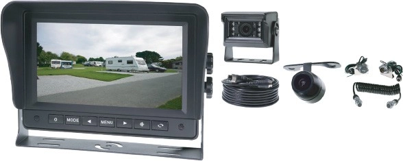 Gator 7” Dash Mount Reverse Monitor - Dual Cameras & Trailer Cable Kit