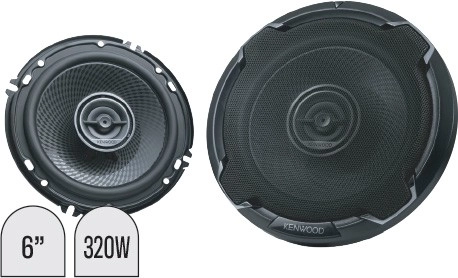 Kenwood 6” PS Series 2 Way Coaxial Speakers