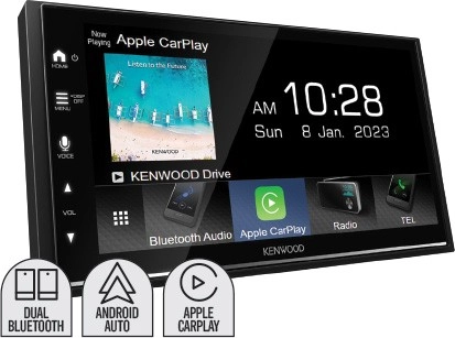 Kenwood 6.8” 200W AV CarPlay™ Android Auto Receiver