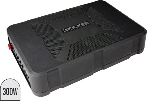 Kicker 8” Hideaway Subwoofer with Built-In Amp