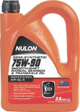 Nulon Smooth Shift 75W-90 Gearbox & Trans Oil 2.5L