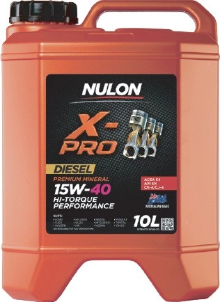 Nulon X-Pro 15W-40 Hi-Torque Performance 10L