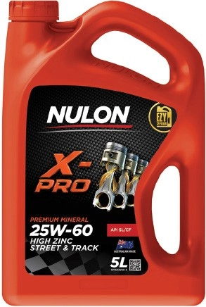 Nulon X-Pro 25W-60 High Zinc Street & Track 5L