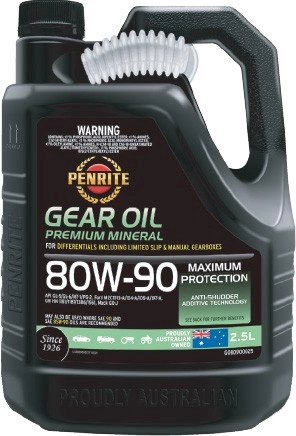 Penrite Gear Oil 80W90 2.5L