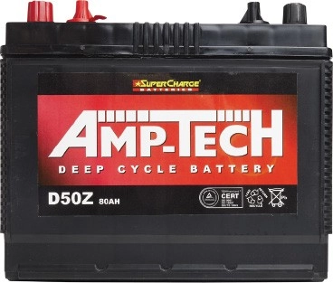 Supercharge Amp-Tech Flooded Deep Cycle Batteries