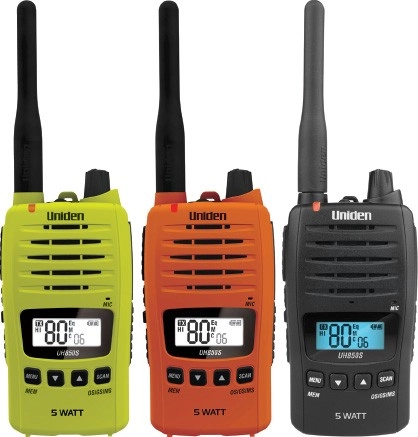 Uniden 5W 80CH Handheld UHF CB Radio Lime Green