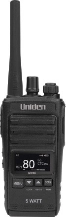 Uniden 5W 80CH UHF Splashproof CB Radio