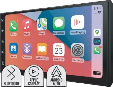 US Audio 7” Wireless Apple Carplay and Android Auto Multimedia Receiver