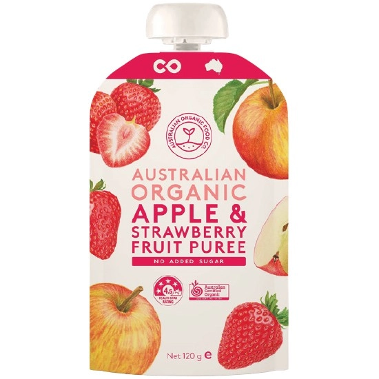 Australian Organic Food Co Fruit Puree 120g