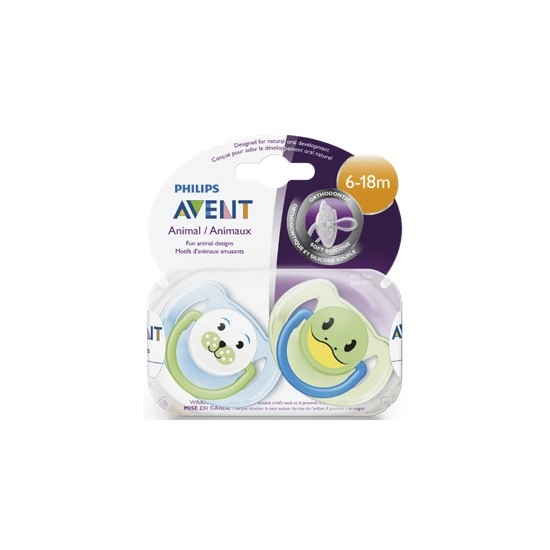 Avent Ultra Air Soother 6-18m Assorted Pk 2