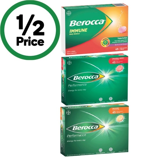 Berocca Effervescent Tablets Pk 45~