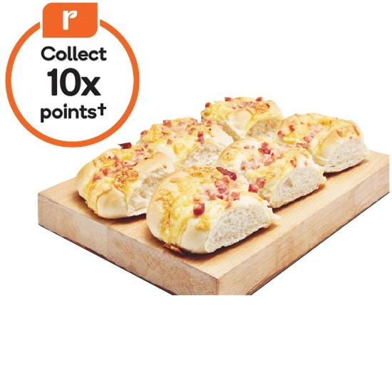 Cheese & Bacon Rolls Pk 6#