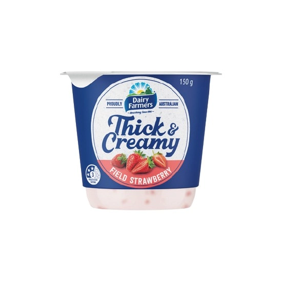 Dairy Farmers Thick & Creamy 140-150g – From the Fridge