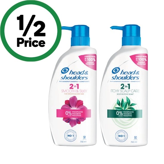 Head & Shoulders 2 in 1 Shampoo and Conditioner 750ml