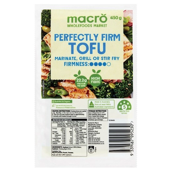 Macro Firm Tofu 450g – From the Fridge