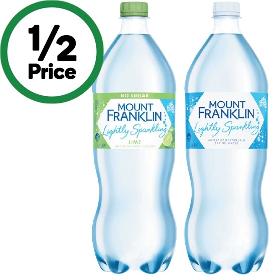 Mount Franklin Lightly Sparkling Water 1.25 Litre