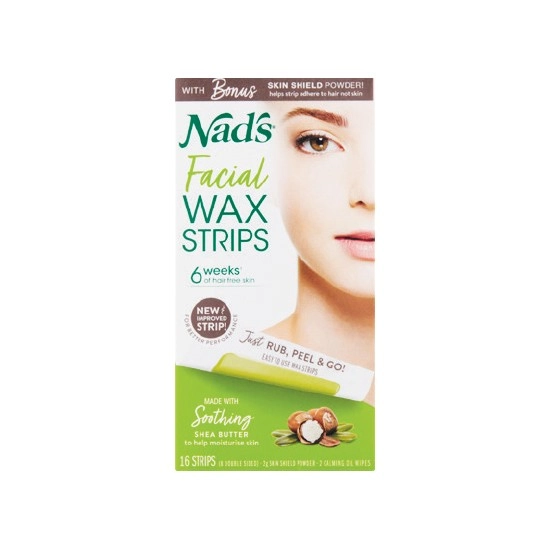 Nad’s Facial Wax Strips Pk 16