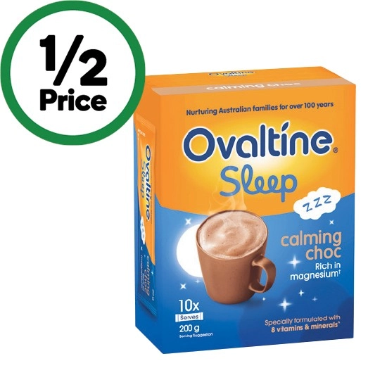 Ovaltine Sleep Sachets Chocolate Pk 10