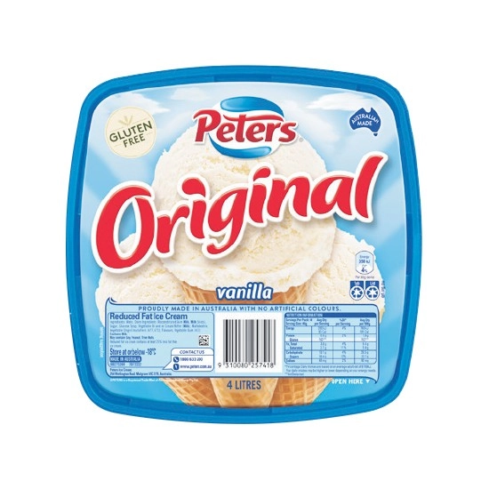 Peters Original Ice Cream 4 Litre – From the Freezer