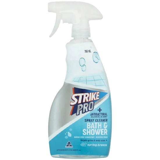 Strike PRO Bath & Shower Spray Cleaner 750ml