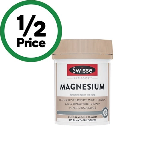 Swisse Ultiboost Magnesium Tablets Pk 120~