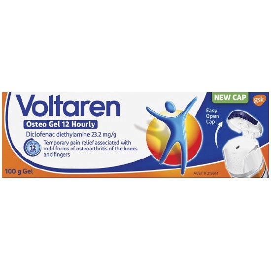 Voltaren Osteo Gel 12 Hourly Long Lasting Gel 100g~