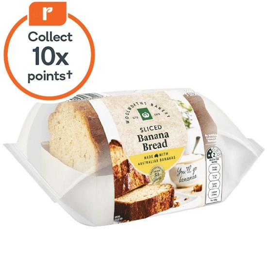 Woolworths Banana Bread Pk 5