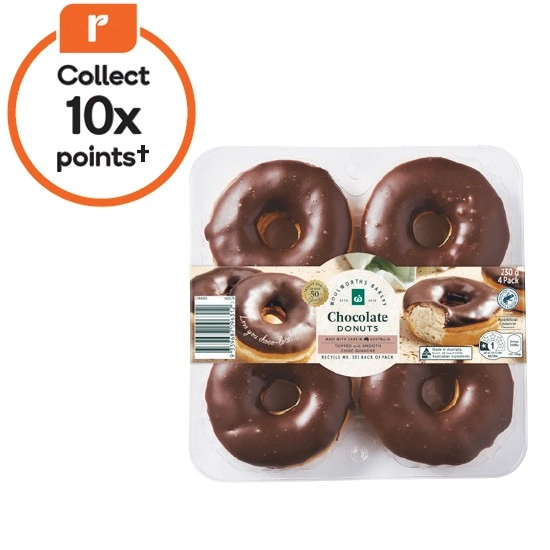 Woolworths Donut Varieties Pk 4