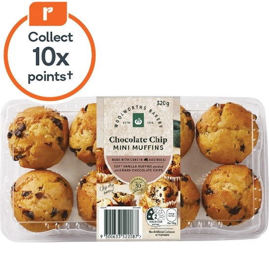 Woolworths Muffin Varieties Pk 4-8