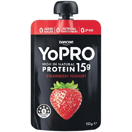 YoPRO High Protein Yoghurt Pot or Pouch 150-160g – From the Fridge