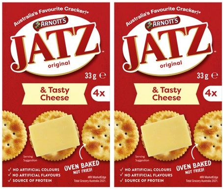 Arnotts Jatz Crackers & Tasty Cheese 33g