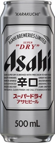 Asahi Super Dry Cans 6x500mL