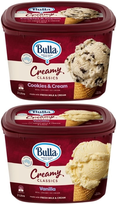 Bulla Creamy Classic 2 Litre