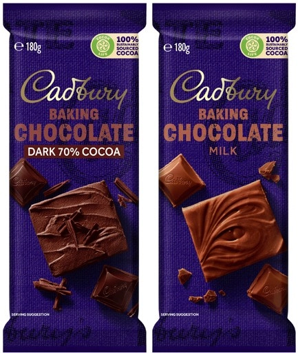 Cadbury Baking Chocolate Block 180g-200g