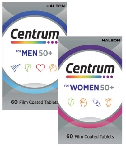 Centrum Multivitamins 50+ Tablets 60 Pack