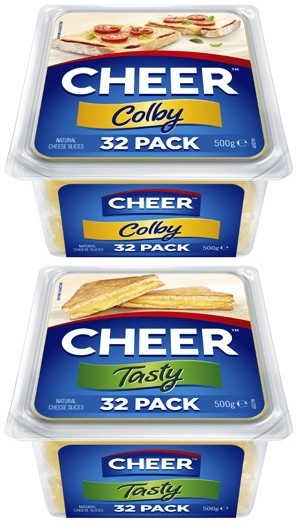 Cheer Cheese Slices 500g