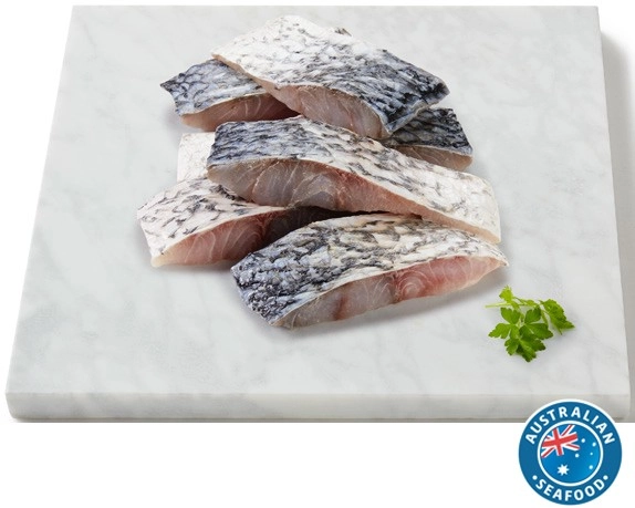 Coles Australian Fresh Barramundi Portions Skin On