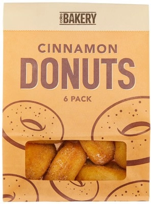 Coles Bakery Cinnamon Donuts 6 Pack