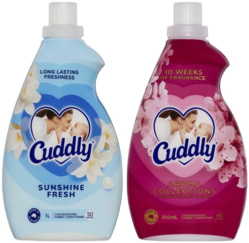 Cuddly Concentrate Fabric Conditioner 900mL-1 Litre