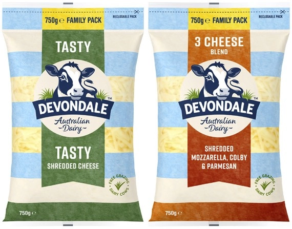 Devondale Cheese Shredded 750g