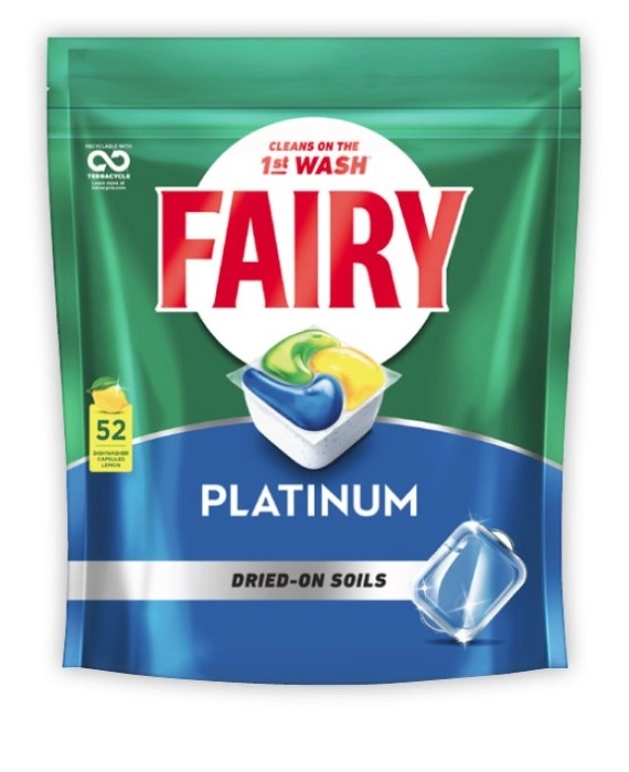 Fairy Platinum Dishwashing Tablets 52 Pack