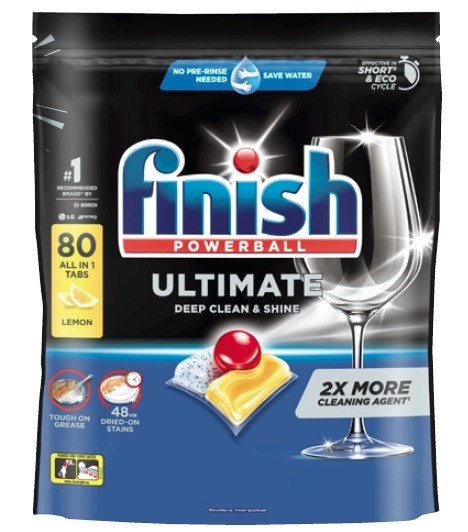 Finish Ultimate Dishwashing Tablets 80 Pack