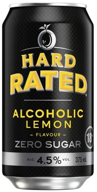 Hard Rated Zero Sugar Cans 10x375mL