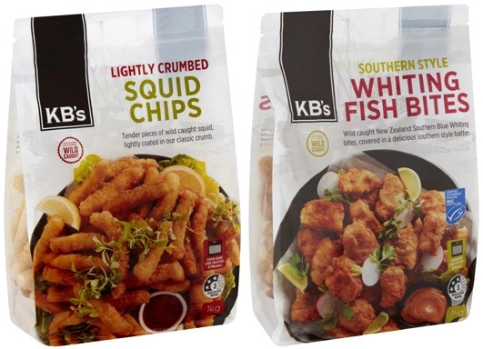 KB's Squid Chips or Battered Bites 1kg