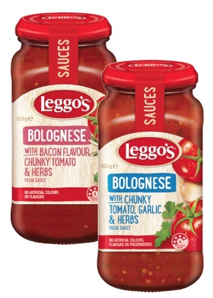 Leggo's Chunky Pasta Sauce 490g-500g