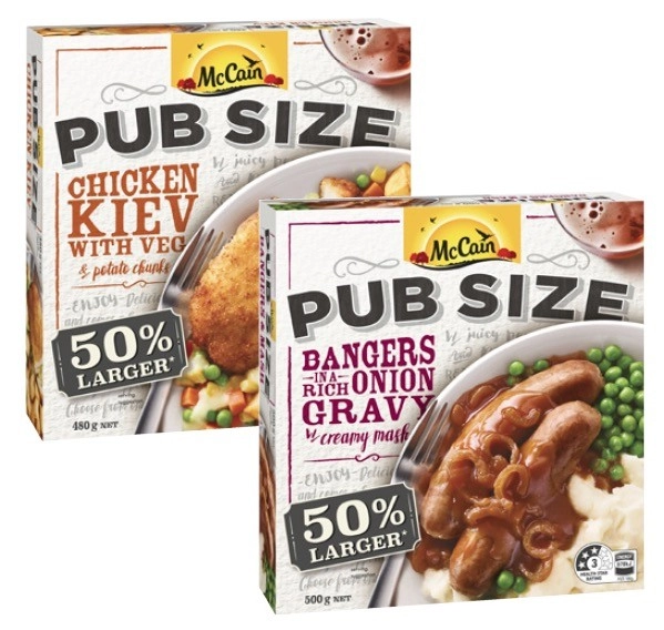 McCain Pub Size Meal 480g-500g