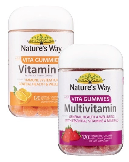 Nature's Way Adult Vita Gummies Vitamin C or Multivitamins 120 Pack